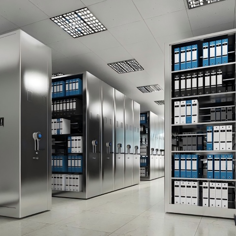 不銹鋼檔案密集架