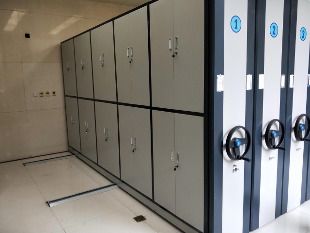 套色手動密集架