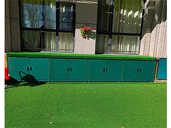 幼兒園創(chuàng)意畫畫儲物柜